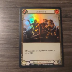 Unmovable (Yellow) Welcome to Rathe Near Mint Alpha Print Rainbow Foil FaB - Bild 1 von 5