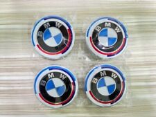 4PCS 68MM Wheel Center Hub Caps Cover 50th Anniversary For BMW Series