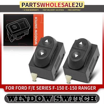 2x Front or Rear Power Window Switch for Ford E-150 E-250 Econoline F-350 Ranger - Image 1 of 4