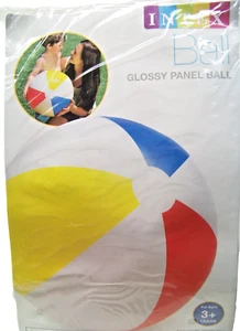 Intex Inflatable 20 Inch Multi Color Ball Beach Ball Pool Yard Volume Discount - Picture 1 of 3