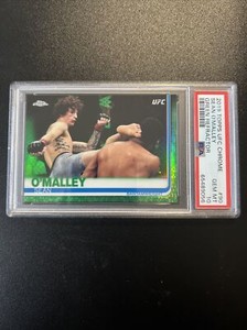 2019 Topps Chrome UFC SEAN O'MALLEY #90 GREEN REFRACTOR SP 89/99 PSA 10 GEM MINT