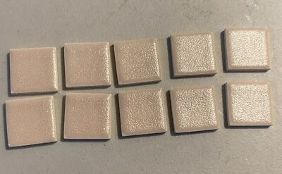 10 pcs of American Olean 356 Crystalline Misty Rose 1-3/8" Ceramic Tile Dots - Image 1 of 4