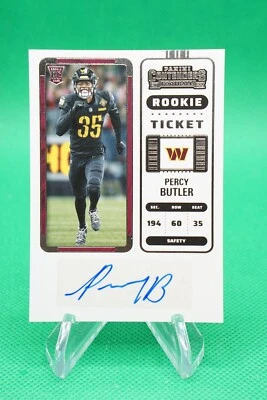 2022 Contenders Rookie Ticket #205 Percy Butler Auto Washington Commanders BG6 - Image 1 of 2