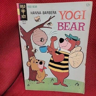 YOGI BEAR #19 VTG Gold Key Hanna Barbera Comic Book 1965 pixie dixie chopper - Image 1 of 4