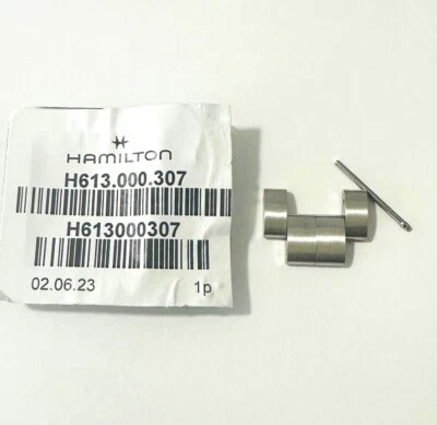 Eslabón de reloj original Hamilton H704550, H704450, H704551 para pulsera # H605704104 Foto 1 de 2