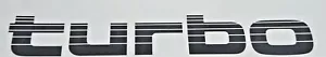 TOYOTA LANDCRUISER 80 SERIES TURBO DECAL SIDE 1/4 PANEL DARK X 1 NEW GENUINE - Picture 1 of 6