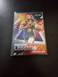 2023-24 Panini Recon #24 Cason Wallace Future Legends RC Oklahoma City Thunder - Picture 1 of 2