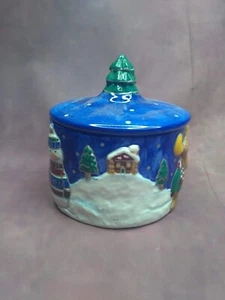 St. Nicholas Square Winter Friends Candy jar and Lid - Picture 1 of 7