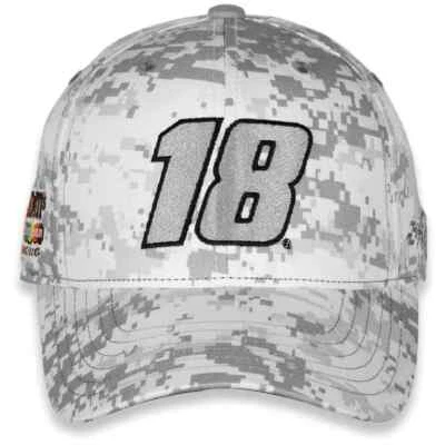 Sombrero ajustable Kyle Busch # 18 Nascar M & M's camuflaje digital para hombre Foto 1 de 4