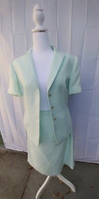 Traje de mujer Stresa chaqueta y falda lápiz talla 10 ajustado Foto 1 de 4