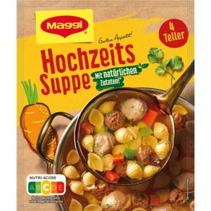 Maggi Guten Appetit Hochzeits Suppe mit natürlichen Zutaten 55g - Picture 1 of 1