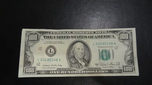 FEDERAL RESERVE NOTE 1981 $100 DOLLAR BILL IN GREAT CONDITION!!!!! - Picture 1 of 3