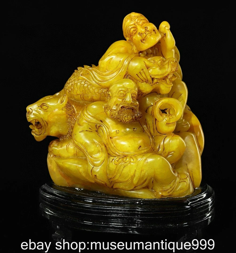 寿山石（求索） 中国古董黄色寿山石主| eBay