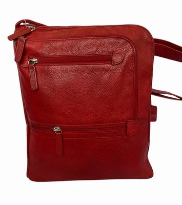 Levenger Leather Crossbody(Red) - Image 1 of 4
