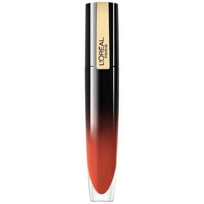 L'Oreal Paris Brilliant Signature Shiny Lip Stain Lipstick, Be Courageous 0.21 - Image 1 of 4