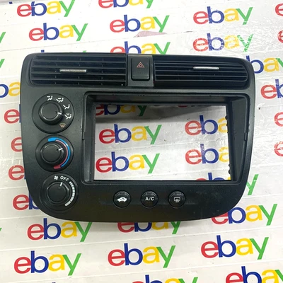 Honda Civic 2001-2005 control de clima embellecedor bisel radio ventilaciones OEM 02 03 04 1895 Foto 1 de 4