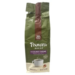 Panera Bread Hazelnut Creme Ground Coffee Bakery Cafe Blend 12 Oz Smooth Nutty - Picture 1 of 6