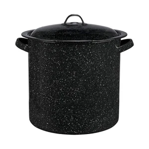 Olla de 15,5 cuartos de galón, gran capacidad para sopas, guisos, pastas - granito duradero... - Imagen 1 de 6
