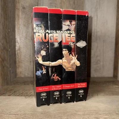 Vintage Bruce Lee Martial Arts Madness 4 Pack Collectors Series 1997 VHS - Image 1 of 4