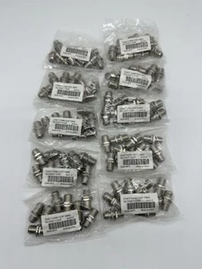 Pack of 10 - F Type Connector, Female to Female Coupler X 10 Packs - Picture 1 of 1