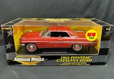 Pontiac Catalina 421SD American Muscle 1962 metal fundido a presión escala 1/18 #36673 Foto 1 de 4