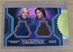 Battlestar Galactica Colonial Warriors DC1 Adama & Apollo Dual Relic unnummeriert - Bild 1 von 2