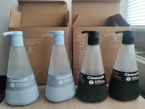 (4-PK) Dispensador de jabón para platos de vidrio Cleancult con bomba, vidrio recargable 14 oz - Imagen 1 de 6