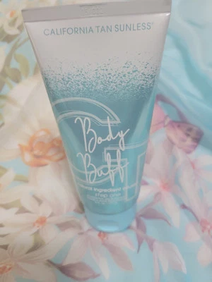 California Tan Sunless Body Buff - Step One Natural Ingredient Infused 6oz Read - Image 1 of 2