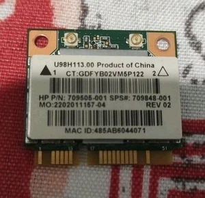 Scheda wireless WiFi Realtek RTL8188EE interna per notebook mini PCI-Express - Foto 1 di 2