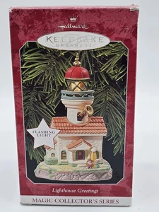 Hallmark Keepsake Ornament Lighthouse Greetings Christmas Ornament 1998 NIB - Picture 1 of 5