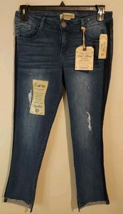 Pantalones de mezclilla Democracy para mujer talla 6 Flex-ellent Freedom tobillo skimmer dobladillo paso nuevos con etiquetas - Imagen 1 de 14