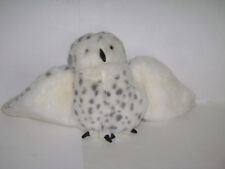 Folkmanis Plush Spotted Snowy Owl Puppet Rotating Head 14" Harry Potter Hedwig 