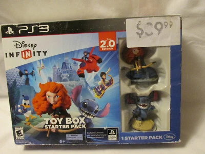 PS3 Playstation 3 Toy Box Starter Pack Edición 2.0 Merida Stitch Juego Discos NUEVO Foto 1 de 4