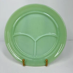 Feuerkönig Jadeit geteilt/geteilt Restaurant Teller 9 5/8 Vintage Sammlerstück - Bild 1 von 6