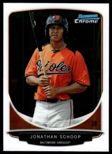 2013 Bowman Chrome Prospects Jonathan Schoop Baltimore Orioles #BCP25 R52 - Picture 1 of 2
