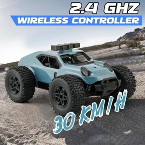 Car Monster Truck Remote Control RC Cars Big Wheel 2WD Kid Toy Electric 20.9cm - Picture 1 of 14