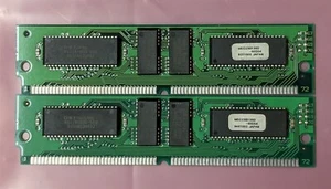 8MB 2x4MB OKI MSC23B136D-60DS4 60ns ECC FPM 1Mx36 SIMM Ram Memory Kit - Photo 1/2