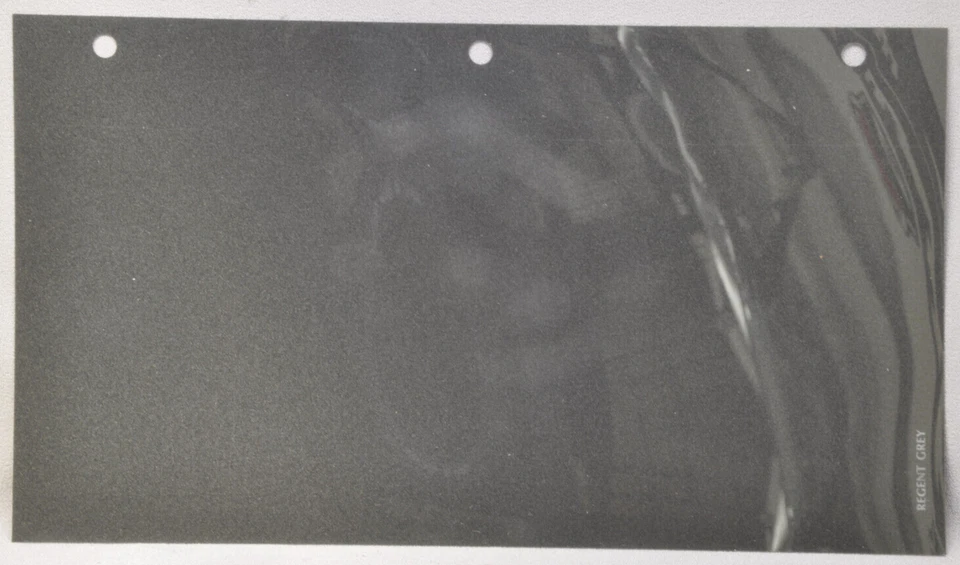 Muestra de sala de exposición Jaguar Regent gris en acetato 10,5" x 6" Foto 1 de 1