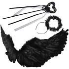 iplusmile Costume Halloween Performance Prop Feather Angel Wings Hair Hoop Fairy