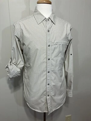 Usado en excelente estado! Camisa resistente al agua "ExOfficio" mangas con lengüeta enrollable pesca senderismo camping M Foto 1 de 4