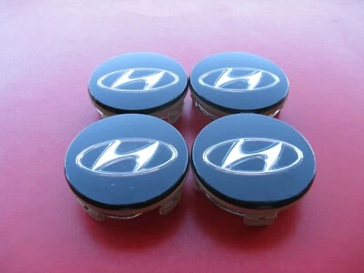 HYUNDAI AZERA GENESIS SANTA FE KONA 4 WHEEL RIM HUB CAP HUBCAP CENTER COVER #320 - Image 1 of 4