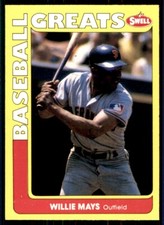 1991 SWELL BASEBALL GREATS - #106 WILLIE MAYS SAN FRANCISCO GIANTS