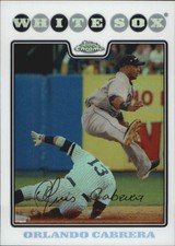 2008 Topps Chrome Refractors Baseball Card Pick