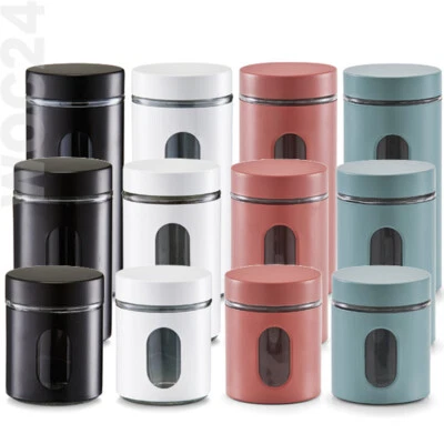 Vorratsgläser Vorratsdosen Vorratsbehälter Kaffeedose Teedose Vorratsglas Glas - Bild 1 von 4