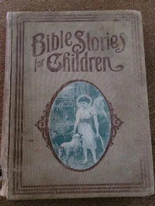 Bible Stories For Children With Color Illustrations Vintage Hardcover - Bild 1 von 11