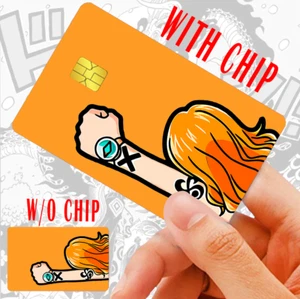ONE PIECE NAMI HANDS UP Credit Debit Metro Card Sticker  - Picture 1 of 1