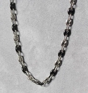collana catena uomo acciaio - Imagen 1 de 3