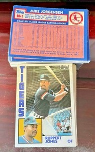 1984 Topps Traded Baseball Card Singles (#1-132) U Pick! 15 Cent Shipping!