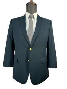 Abrigo Blazer Chaqueta Deportivo RALPH LAUREN NIÑOS Azul Teal 2 Botones REG FIT TALLA 18H - Imagen 1 de 9