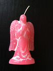 JASMINE SCENTED PINK ANGEL CANDLE 10cm tall CHRISTMAS GIFT STOCKING FILLER